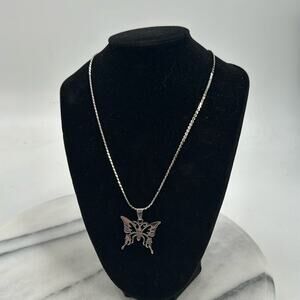Stainless Steel Butterfly necklace